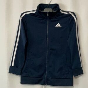 Adidas Dark Blue Jacket with White Accents